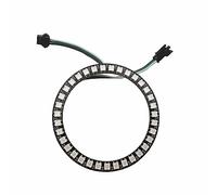 DC 5V WS2812B 35 LEDs Pixel Ring Black PCB Module LED adressable WS2812 IC RGB Pleine couleur Rond LED Cercle