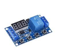 DC 6-30V Support Micro USB 5V LED Affichage Automation Cycle Delay Timer Control Off Switch Time Relay 6V 9V 12V 24V 1Pcs