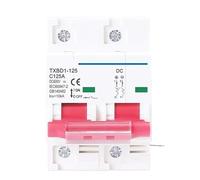 DC 600V 2P Solar Mini Circuit Breaker Battery Switch 80A 125A 100A DC MCB Voltage Protector Socket For Photovoltaic PV System(125A)