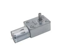 DC 6V 12V 24V JGY370 Large Torque Metal Turbine Worm Gear electronic starter Self-locking Force Strong 2rpm-375rpm Slow Speed electronic starter ICXLPMC(101RPM,24V)