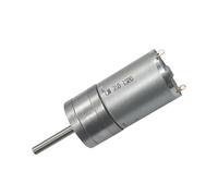 DC 6V 12V 24V Metal Long Shaft Gear electronic starter 25mm Reduction electronic starter Low Speed Small Noise Gearmotor IINKUEYK(26 RPM,6V)