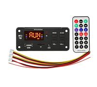 DC 6V-12V Bluetooth 5.0 Module Décodeur MP3 Affichage Numérique Double Décodage Module Récepteur Audio sans Fil avec Télécommande