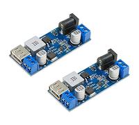 DC 6V 9V 12V 24V à DC 5V 5A Module de Convertisseur, 9-36V Abaisseur Vers Transformateur USB 5V RéGulateur de Tension à Double Sortie