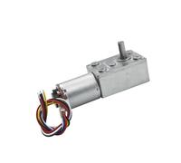 DC 6V12V24V Geared electronic starter Reduction Reversible High Torque Worm Gearmotor With PPR=11 Encoder Worm Turbo Gear electronic starter CZAOINCU(6 RPM,12V)