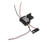 DC 7,2-24 V Interrupteur de déclenchement sans fil avec contrôle de vitesse, activation par bouton-poussoir, voyant LED, courant max 16 A, construction en plastique et métal - 1 paquet