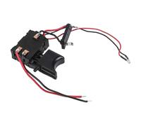 DC 7.2-24V Contrôle électronique de la vitesse Bouton poussoir Interrupteur de déclenchement pour perceuse électrique - Courant max 16 A, construction en plastique et métal, compatible avec