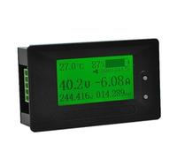 DC 8-200V 500A Voltmètre Ampèremètre Testeur De Batterie De Voiture Coulomètre Capacité Électricité Tension Compteur De Puissance Moniteur(50A Without Shunt)
