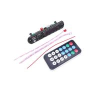 DC 9V 12V Bluetooth 5.0 Decoder Board Car MP3 Player FM USB TF SD LINE IN AUX Audio Player Stereo Audio Amplifier Color Screen V20