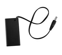 DC 9V PP3 BoîTier de Support de Batterie BoîTier de sur/Off Couvercle de L'Interrupteur + Fiche 2.1Mm