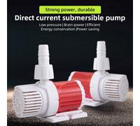 DC Aquarium Pump 20W 1000-1200L/H High Flow DC 12V Submersible Pump Ultra-Quiet 16.4ft Max Lift Booster Brushless Pump for Pond Fish Tank Fountain