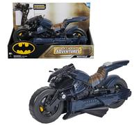 DC Batman - Batcycle 2 en 1 - Batcycle Qui Se Transforme en Batplane - Voiture Batman À Collectionner - Compatible avec Figurines 30 cm - Jouet À Collectionner - Jouet Enfant 4 Ans Et +