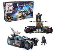 DC Comics - Batmobile transformable Ultimate + figurine Batman 10 cm articulée 4 ans et +