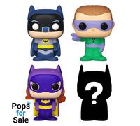 DC Bitty POP Vinyl Figurine 4-Pack Batman Adam West 2,5 cm