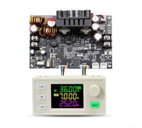 DC Bloc d'alimentation 252 W 0-36 V pour 7 A Step Up Down MPPT Solar DC | Grand LCD couleur, surveillance en temps réel, 5 boutons, 10 emplacements de mémoire, haute résolution