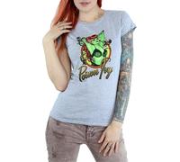 DC Bombshells - T-shirt pour femme BI1717 (M) (Gris chiné)