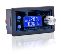 DC Boost Buck Convertisseur de Tension Régulateur de tension variable CC CV 0,5-30V 4A 5V 6V 12V 24V Module d'alimentation de puissance de laboratoire réglable en tension Affichage LCD.