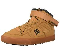 DC Boys' Pure High-Top WNT EV Skate Shoe, Wheat, 5 M US Big Kid