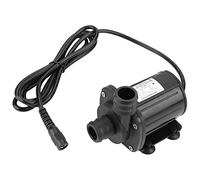 DC Brushless Water Pump 24 V | 2 000 L/H Flow & 5 M Head for Boat Cabin/RV/Aquarium | Pompe submersible avec 20 mm ports, 40 ℃ to 100 ℃ Temperature Range