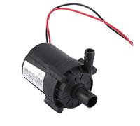DC Brushless Water Pump 24V / 12V Adjustable | 8M Highest Head for Cooling Systems | Low Noise Circulation Pump with Dry Run Protection (12V)