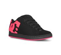 DC Chaussures De Skate Court Graffik Pour Femmes - Noir/Rose Fluo