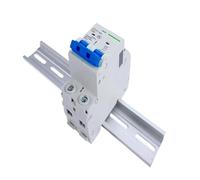 DC Circuit Breaker 2P 250V 16A 32A 50A 63 Amp Isolator DC Disconnect Switch Solar PV SystemThermal Magnetic Trip EKFBQBGW(50A)