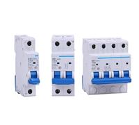 DC Circuit Breaker NB1-63DC 1P 2P 4P DC500V 6KA C1A 2A 3A 4A 5A 6A 10A 16A 20A 25A 32A 40A 50A 63A Mini DC Circuit Breaker(4P DC1000V,10A)