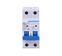 DC Circuit Breaker NB1-63DC 1P 2P 4P DC500V 6KA C1A 2A 3A 4A 5A 6A 10A 16A 20A 25A 32A 40A 50A 63A Mini DC Circuit Breaker, Pièces(2P DC500V,20A)