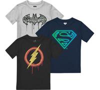 Dc Comics 3 Pack Logos de héros 9-10 ans Male
