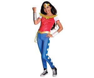 dc comics 620716_S DC Super Rubie's Hero Girls Wonder Woman Costume de luxe pour enfant, multicolore, taille S