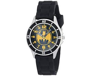 DC Comics Accutime Garçons Analogique Quartz Montre avec Bracelet en Caoutchouc BAT9152