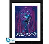 DC COMICS - Affiche encadrée du film Blue Beetle