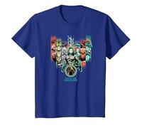 DC Comics Aquaman Unite The Kingdoms T-Shirt, Enfant, Bleu Royal, 12 Ans