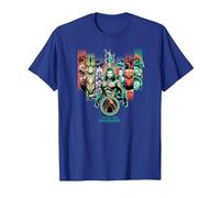 DC Comics Aquaman Unite The Kingdoms T-Shirt, Homme, Bleu Royal, XXL