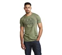 DC Comics Batman 3D Shirt, Green (Military Green Military), X-Large Men's
