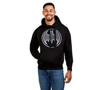 DC Comics Batman 3D Sweat-Shirt À Capuche, Noir (Black Blk), Large Homme