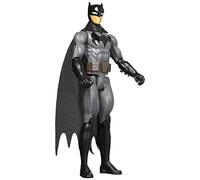 DC Comics Batman Action Figurine Articulée 30 cm avec Costume Gris et Noir, Jouet pour Enfant, DWM49