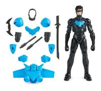 DC Comics, Batman Adventures, Figurine articulée Nightwing avec 15 accessoires d'armure, 17 points d'articulation, 30 cm, jouet de super-héros pour garçons et filles