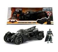 Jada – Voiture miniature Arkham Knight Batmobile 1:24, figurine Batman, portes ouvrantes, noir