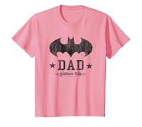 DC Comics Batman I Am Bat Dad Papa Père T-Shirt, Enfant, Rose, 6 Ans