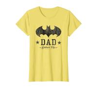 DC Comics Batman I Am Bat Dad Papa Père T-Shirt, Femme, Citron, XXL
