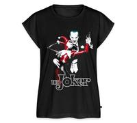 DC Comics Batman Joker Et Harley Quinn T Shirt Femme À Manches Retroussées