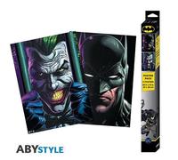 ABYstyle Set de 2 posters DC COMICS Batman et Joker Chibi 52 x 38 cm