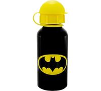 DC Comics Batman Logo Gourde Bouteille d'eau en Aluminium 400 ML Noir