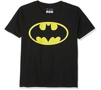 DC Comics Batman Logo T-Shirt, Noir (Black), Ans (Taille Fabricant: 5-6 Years) Garçon