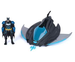DC Comics - Batman Ninja Strike - Batwing + Figurine Batman 15 Cm - Figurine Articulée - Créez Vos Propres Combats Masqués - Super Héros - Jouet À Collectionner - Jouet Enfant 3 Ans Et +