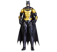 dc comics | Batman | Personnage Batman Or et Noir à l'échelle 30 cm avec décorations Originales, Cape et 11 Points d'articulation - Jouets pour Enfants et Filles à partir de 3 Ans