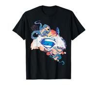DC Comics Batman V Superman Wonder Woman Watercolour Splash T-Shirt