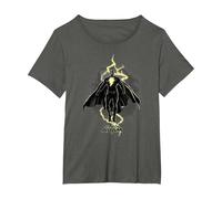 DC Comics Black Adam Hovering Bolt T-Shirt, Femme Grandes Tailles, Asphalte, 6X