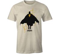 DC COMICS Black Adam « Poster » T-Shirt Homme MEBLADMTS009, Natural, Taille XL