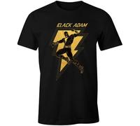 DC COMICS Black Adam « Poster » T-Shirt Homme MEBLADMTS010, Noir, Taille M